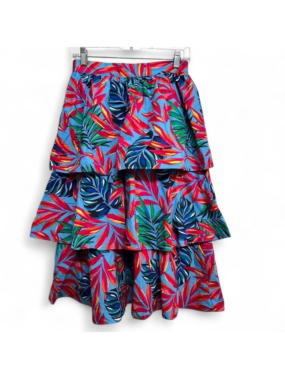 Tabitha Brown x Target collab multicoloured tropical print skirt XXS